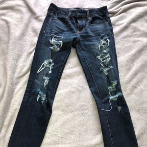 American Eagle ripped jeans